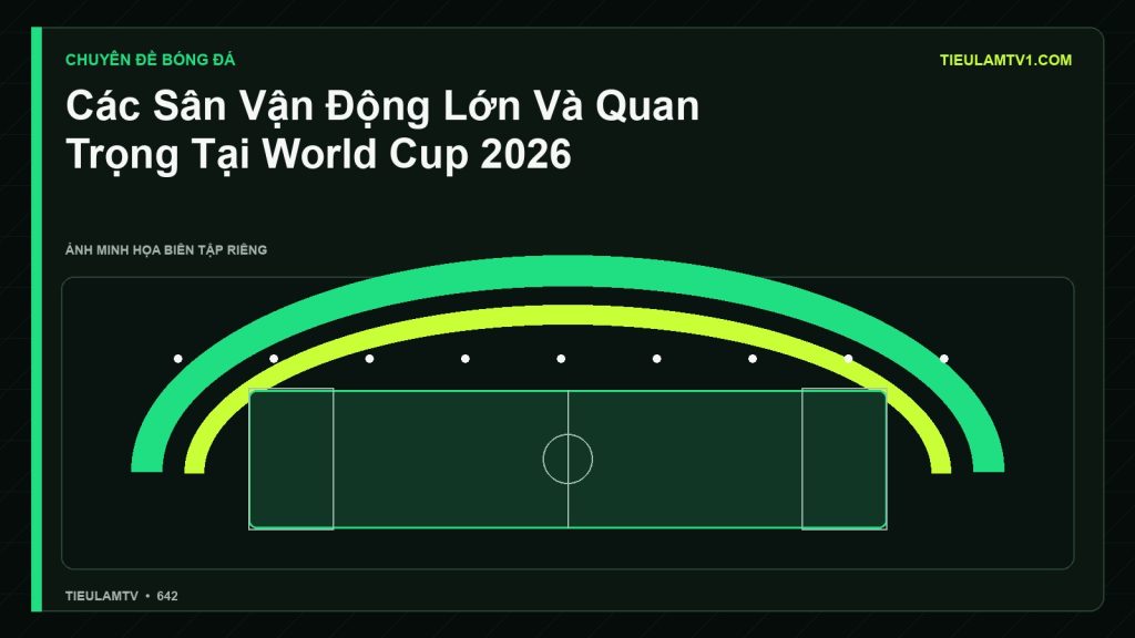 Minh họa Các Sân Vận Động Lớn Và Quan Trọng Tại World Cup 2026 - Tiểu Lâm TV