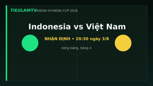 Nhận định Indonesia vs Việt Nam