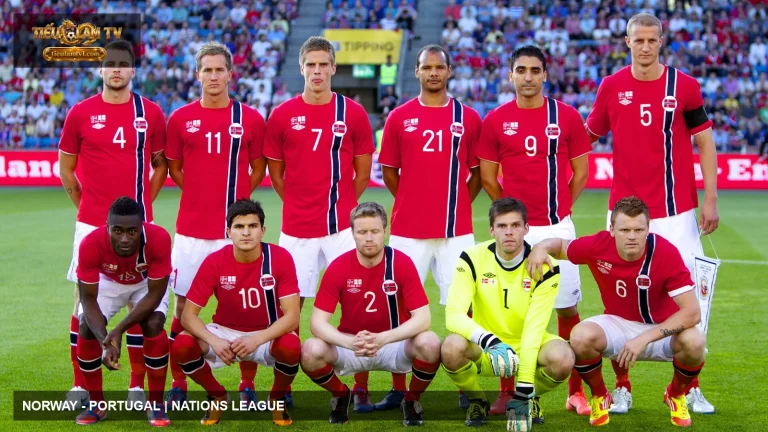 Đội hình xuất phát đội tuyển Norway trước trận gặp England năm 2012
