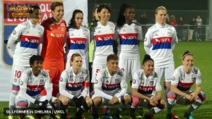 Đội hình OL Lyonnes Women trong ảnh nhận định trên tieulamtv